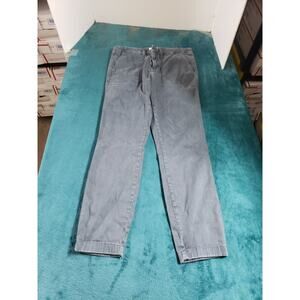 J.Crew Pants Size 28 Womens Gray Chino Downtown Khaki Cotton Mid Rise Cropped